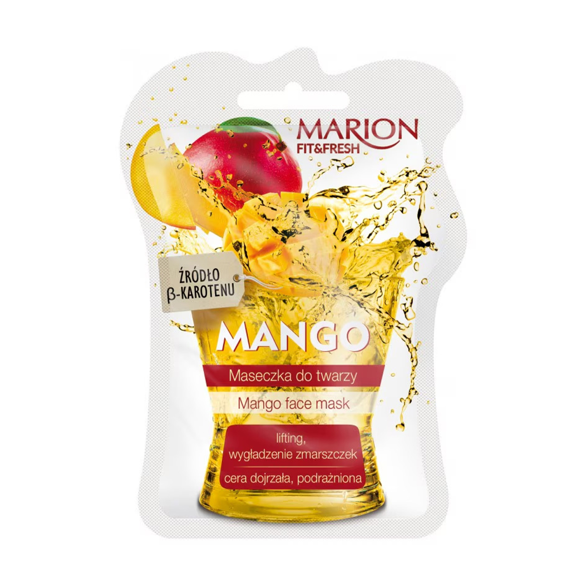 Маска для обличчя Marion Fit &amp; Fresh Mango Face Mask, 7.5 мл